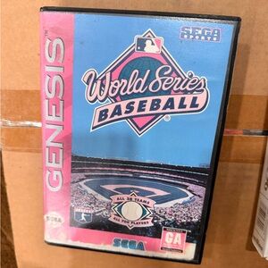 World Series Baseball Sega Genesis Complete Vintage Game